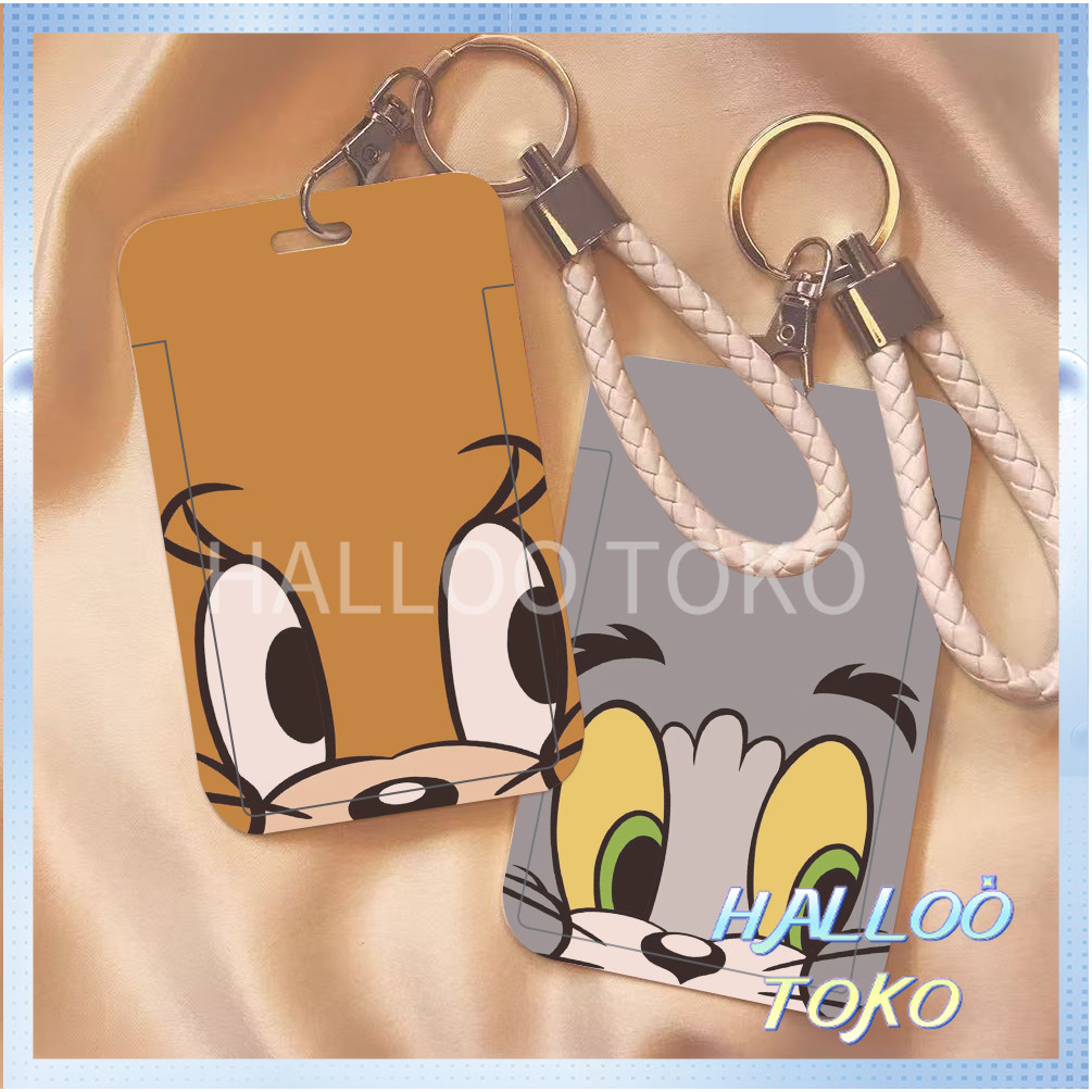 

ID CARD HOLDER MOTIF KAWAII TEMPAT KARTU PHOTOCARD PHOTO CARD Pelindung + Tali,Mata kucing biru dan tikus, ketika kucing biru dan tikus memasuki mimpi