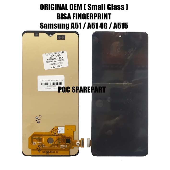 Original OEM Small Glass -  LCD Touchscreen Fullset Samsung Galaxy A51 / A51 4G / A515 4G / A515F 4G