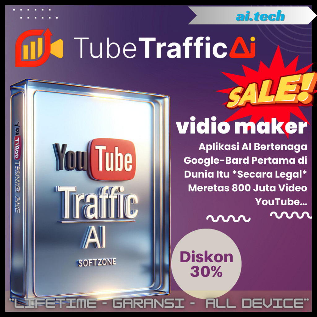 You tube Traffic [LIFETIME }- Aplikasi AI Bertenaga Google-Bard Pertama di Dunia,YouTube telah didom