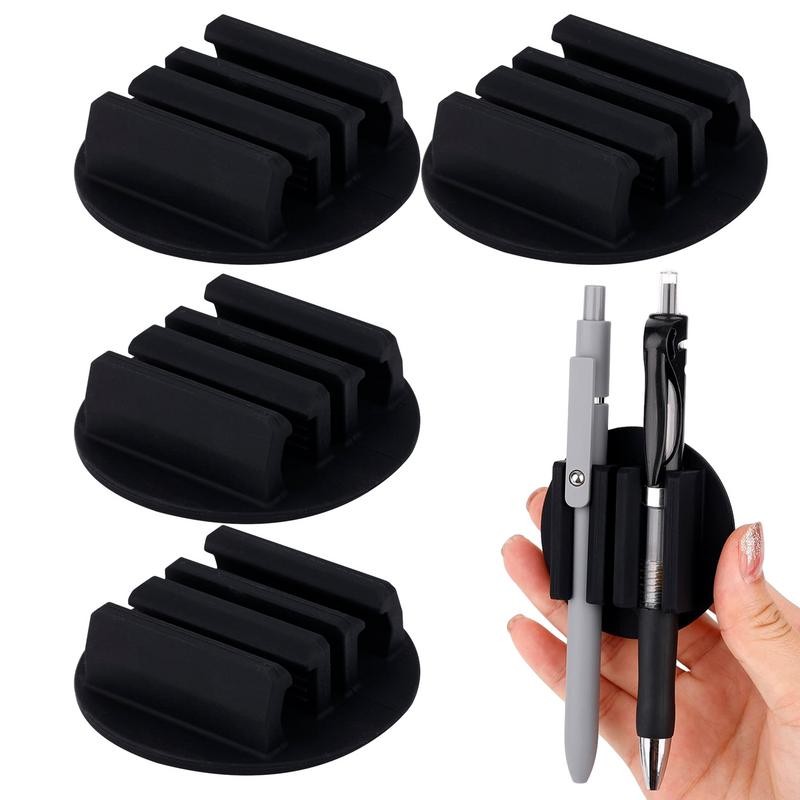 

Silicone Pencil Holder, Adhesive Pen Holder for Desk, Pencil/Marker Clip for Classroom Office Desk Accessories,Teacher Supplies