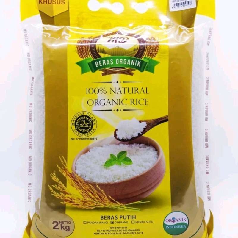 

MD Organic White Rice Ciherang Beras Putih 2 kg