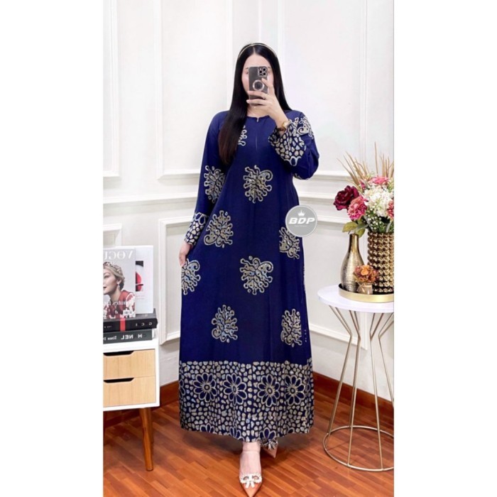 Daster Dress Maura Batik Cap | Daster Wanita Lengan Panjang - BDP 6