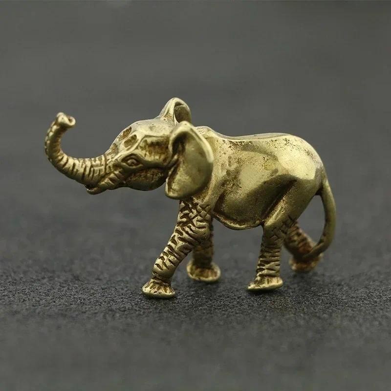

Fashion Home Table Decoration Bronze Mini Doll Office Tea Art Bronze Carving Handle Pet Desktop Animal Accessories Creative Gift