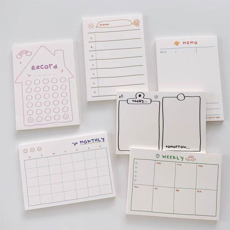 

50Sheets M5 Notebook Refill Paper Inside Page Journal Weekly Monthly Sketchbook Accessories Diary Office Supplies