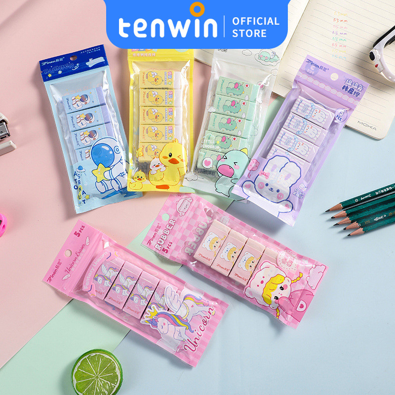 

Penghapus Kartun/Eraser / Penghapus 5PCS/Pak