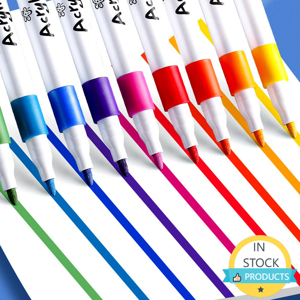 

IN STOCK Pen Akrilik Marker Warna Cepat Kering Tahan Air / Spidol Acrylic Painter / Menggambar Kreativitas Seni Edukasi Anak