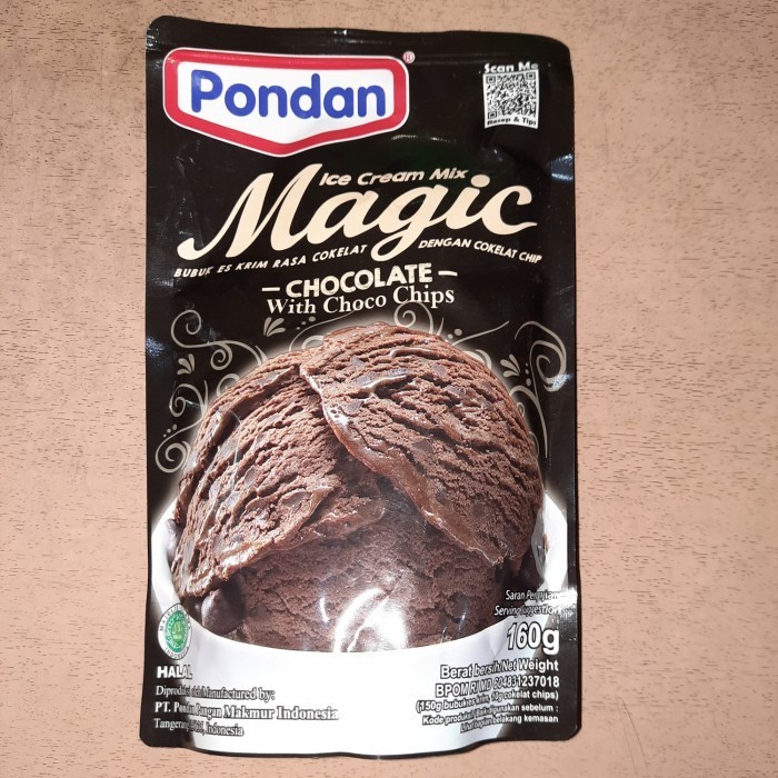 

New Item PONDAN ICE CREAM CHOCOLATE WITH CHOCO CHIPS 160G