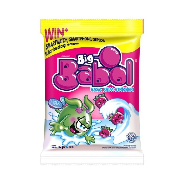 

BIG BABOL STRAWBERRY CREAM ISI 40S PER BUNGKUS