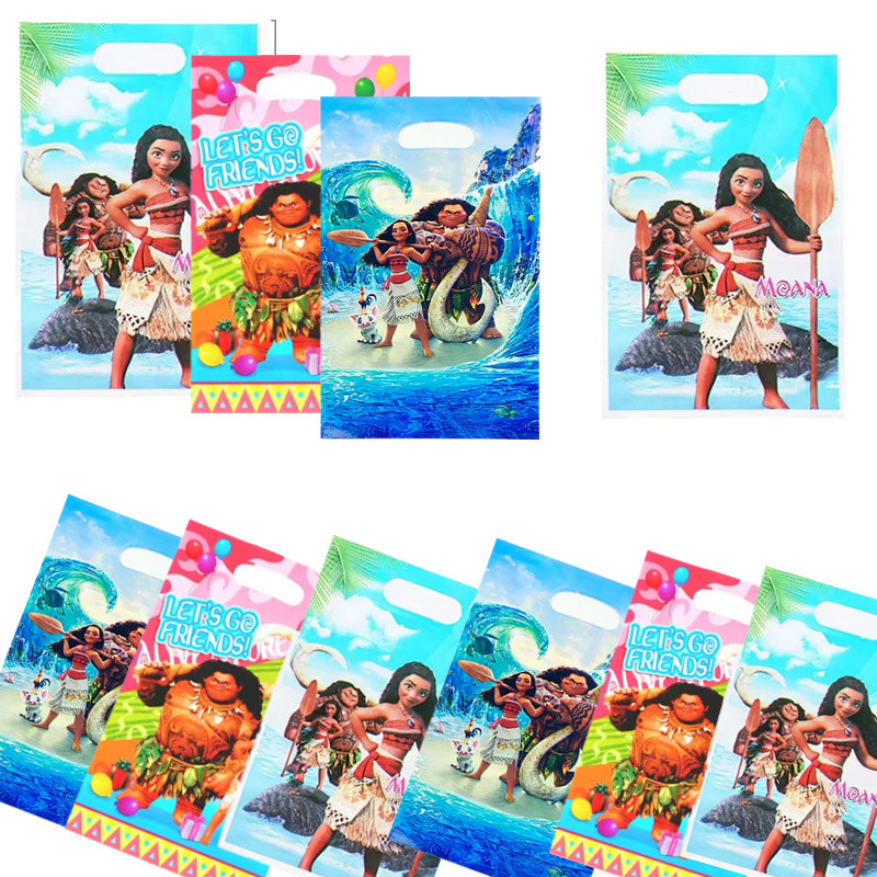 

Moana Goodie Bags Party Favors Moana Maui Themed Birthday Party Candy Loot Bag Gift Bags Party Supplies Decoration Baby Shower