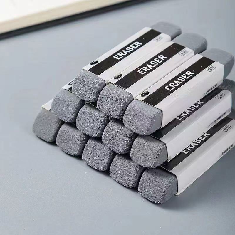 

6pcs Frosted Eraser School Office Traceless Matte Erasers Ballpoint Pen Ink Pen Pencil Writing Correction Sand Eraser Stationary
