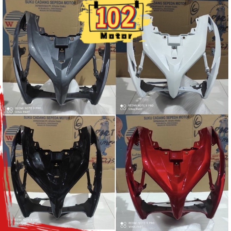 Tameng Vario Techno 125 PGMFI 2011 2012 2013 2014 | Panel Besar WIN | cover motor honda original old