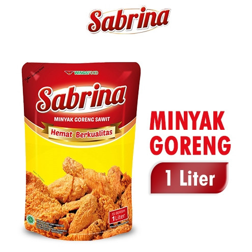

MINYAK GORENG SABRINA 1 LITER SAWIT HEMAT BERKUALITAS WINGS DM