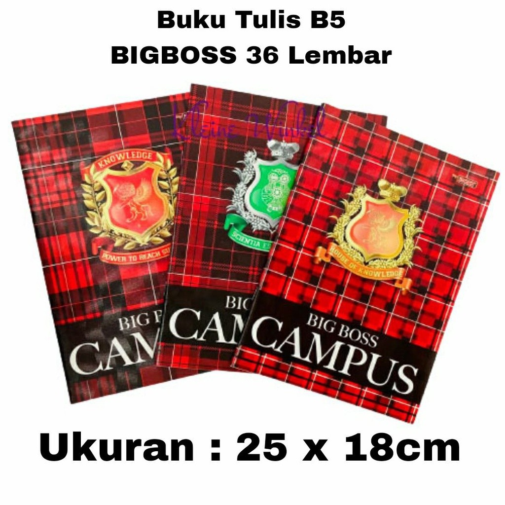

SERBA MURAH Buku Tulis Garis B5 BIG BOSS 1pcs ECER