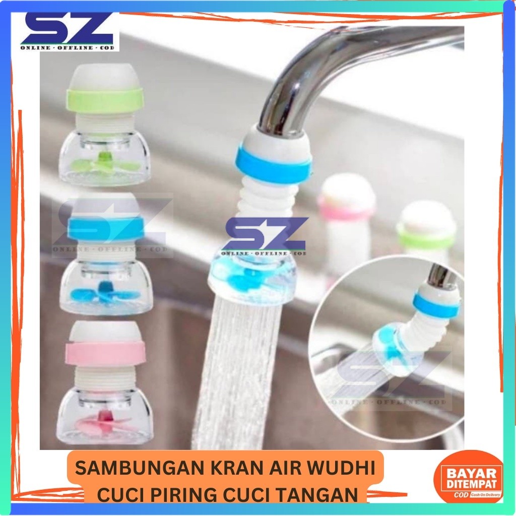 Sambungan kran air wudhu cuci tangan cuci piring tidak nyiprat