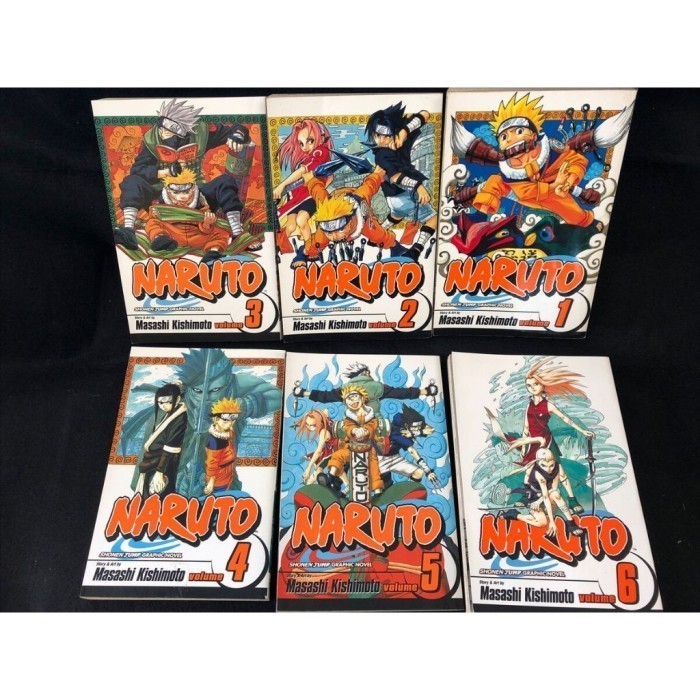 Komik Naruto Graphic Novels (Full Set 72 book series)