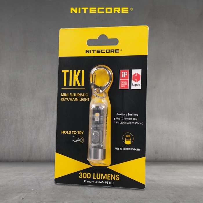 NITECORE Senter Mini LED Osram Super Terang Flahslight Camping