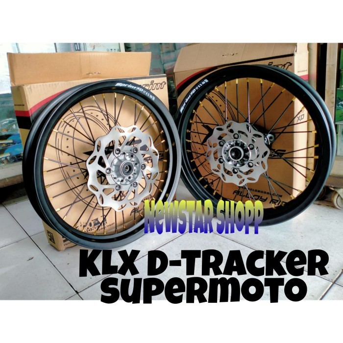 velg set klx d tracker ring 17 250 300 Supermoto