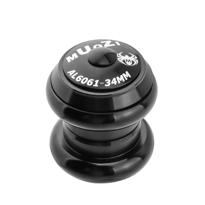 NEW Muqzi Headset Bearing 34mm Head set Frame Fork Sepeda - Hitam