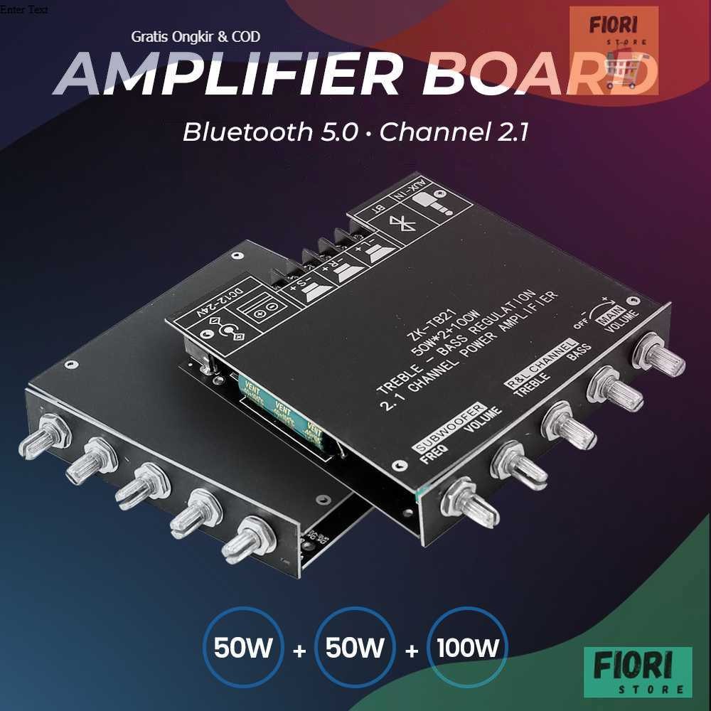 TKXEC Bluetooth 5.0 Amplifier Board 50Wx2+100W TPA3116D2 - ZK-TB21