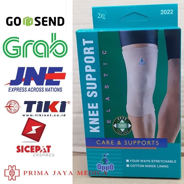 Knee Support Elastic Oppo 2022. Deker Lutut Oppo - XXL