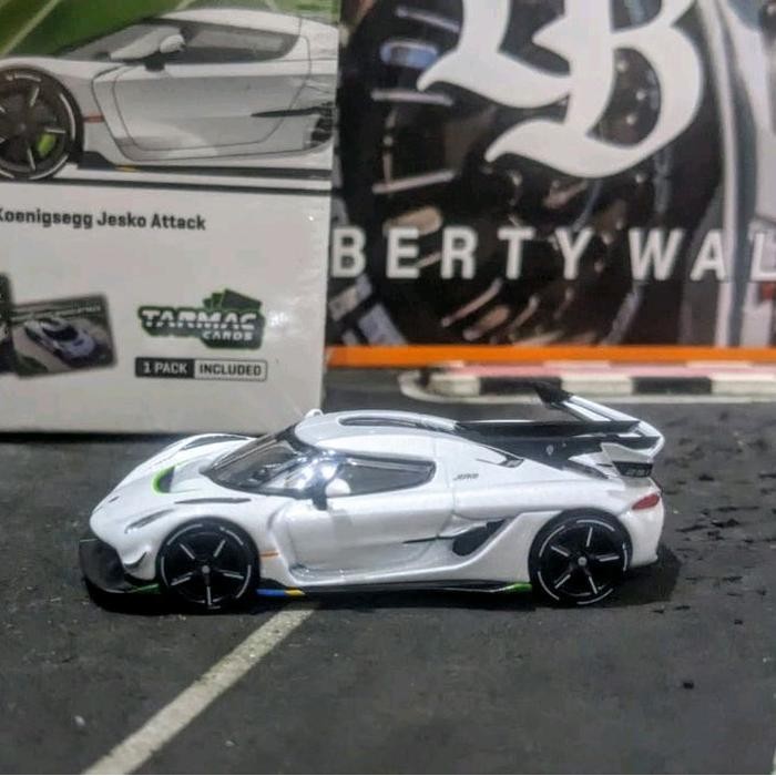 Diecast Tarmac Koenigsegg Jesko Attack White