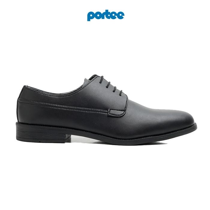Sepatu Pria Sepatu Kerja Sepatu Pantofel Sepatu Formal Portee Goods MICRO Series Derby Hitam shoes S