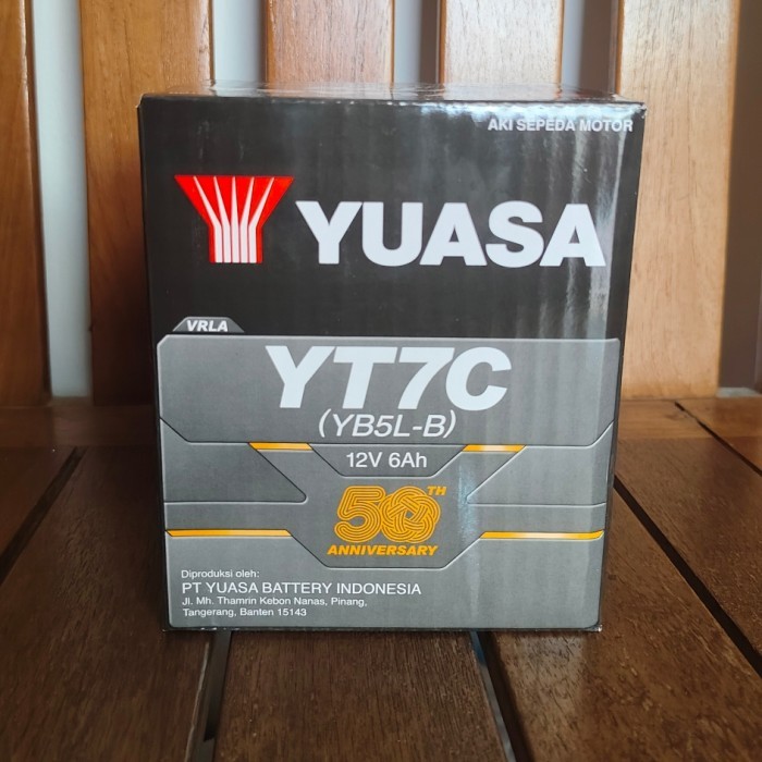 Aki motor Yamaha Jupiter Z Yuasa YT7C / GM5Z Accu kering