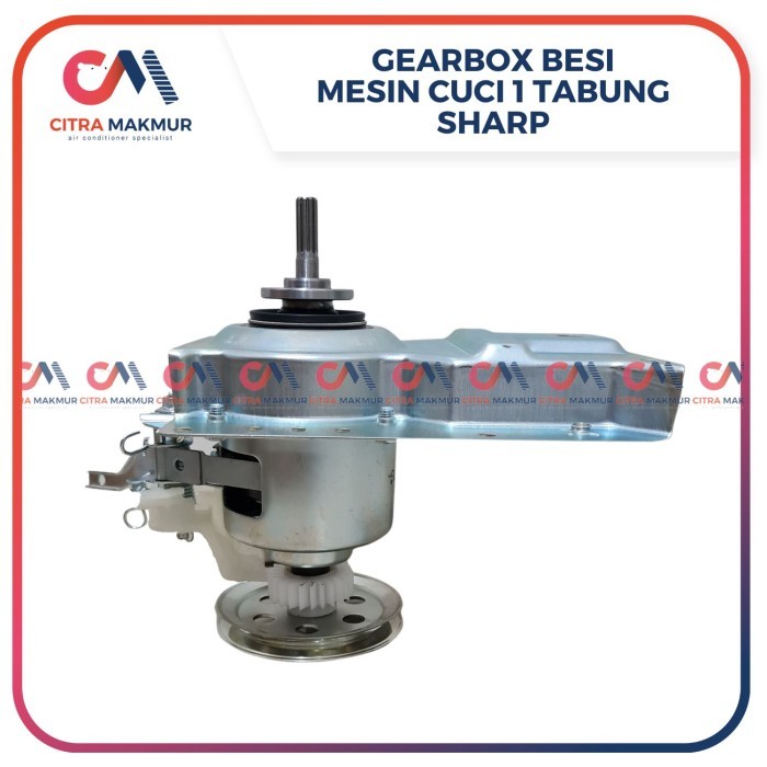 (FS) Gearbox mesin cuci Sharp 8 KG kg 1 Tabung top loading Otomatis ES 800P