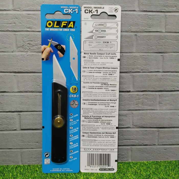 

Pisau Cutter CK1 OLFA Craft Knife CK-1 Japan