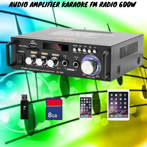 BEST SELLER Taffware Bluetooth EQ Audio Amplifier Karaoke FM Radio 600W / amplifer amplifier ampli b