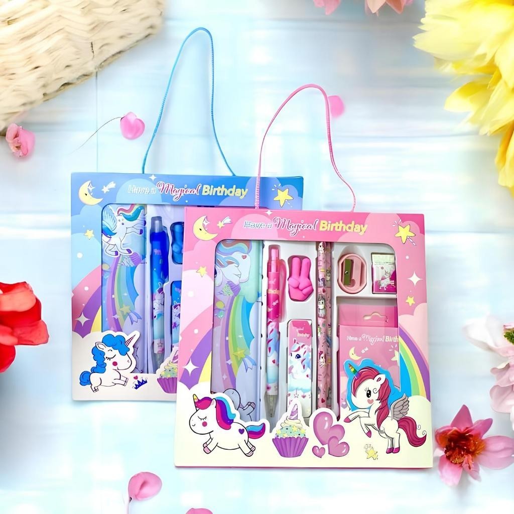 

MMD Alat Tulis Set 9 In1 Stationery Karakter Lucu Set Perlengkapan Alat Tulis Sekolah Anak-Anak Murah Lengkap Souvenir Ulang Tahun Anak Alat Tulis 9 IN 1 Free Tempat Pensil Kaleng