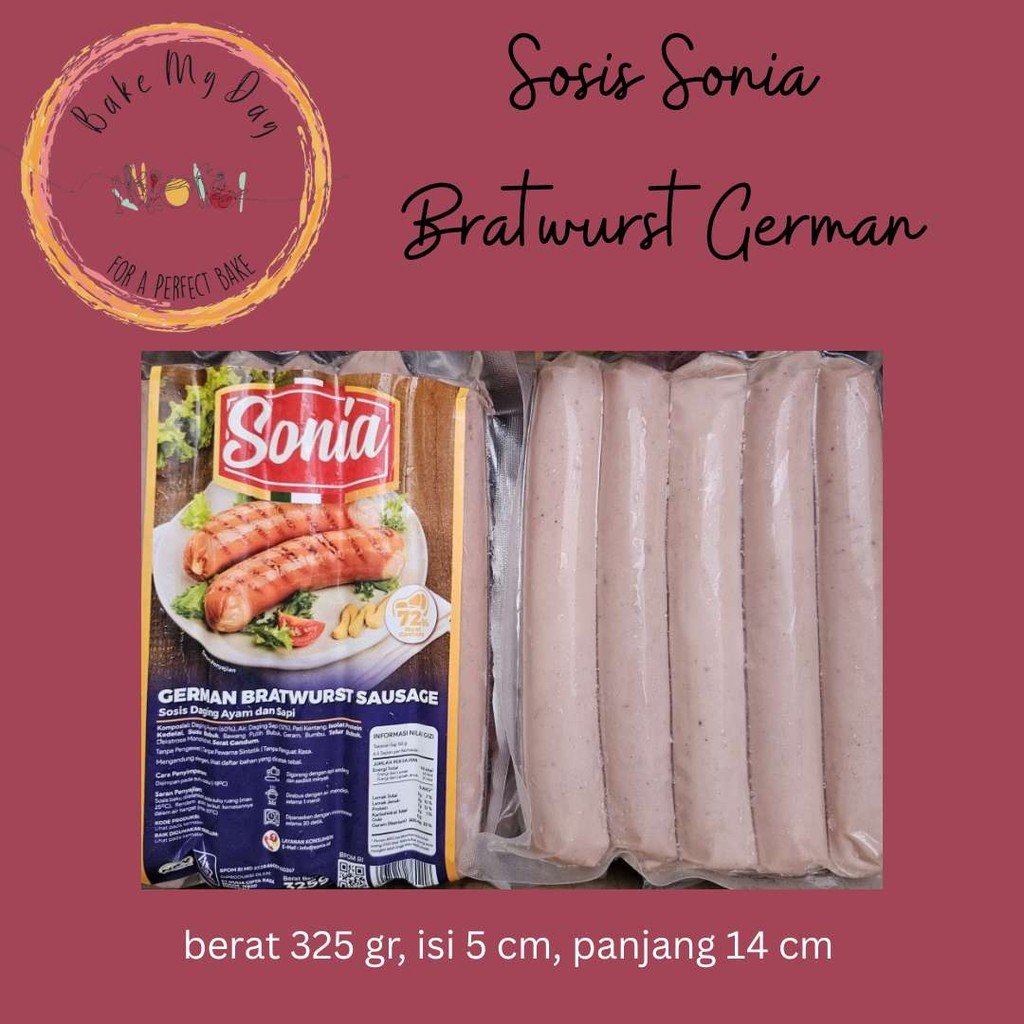 

Sosis Sonia German Bratwurst 325 gr