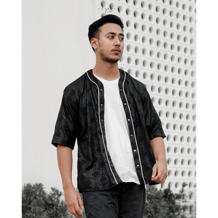 Laskala Basic Men Alan Baseball Shirt - XXL