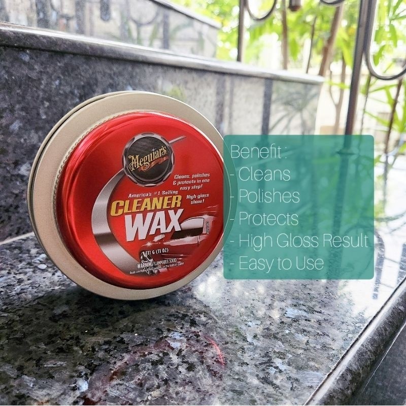 Meguiar's Cleaner Paste Wax 311gram Meguiars Cleaner Wax