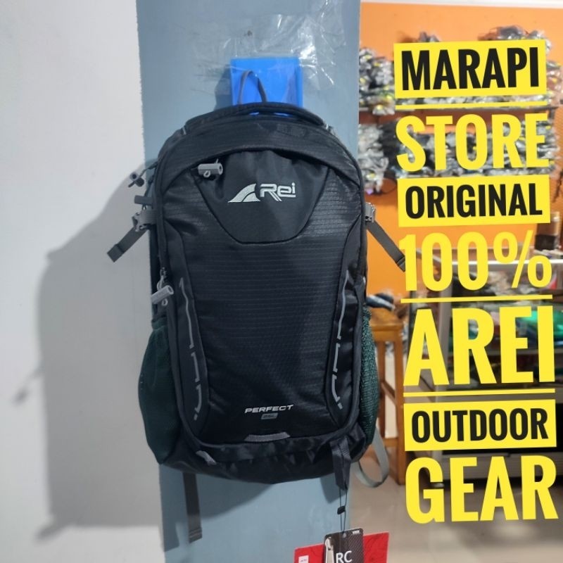 OBRAL/ Tas Ransel Pria Perfect 25L Arei Outdoorgear Original Tas Ransel Laptop Arei Original+Raincov