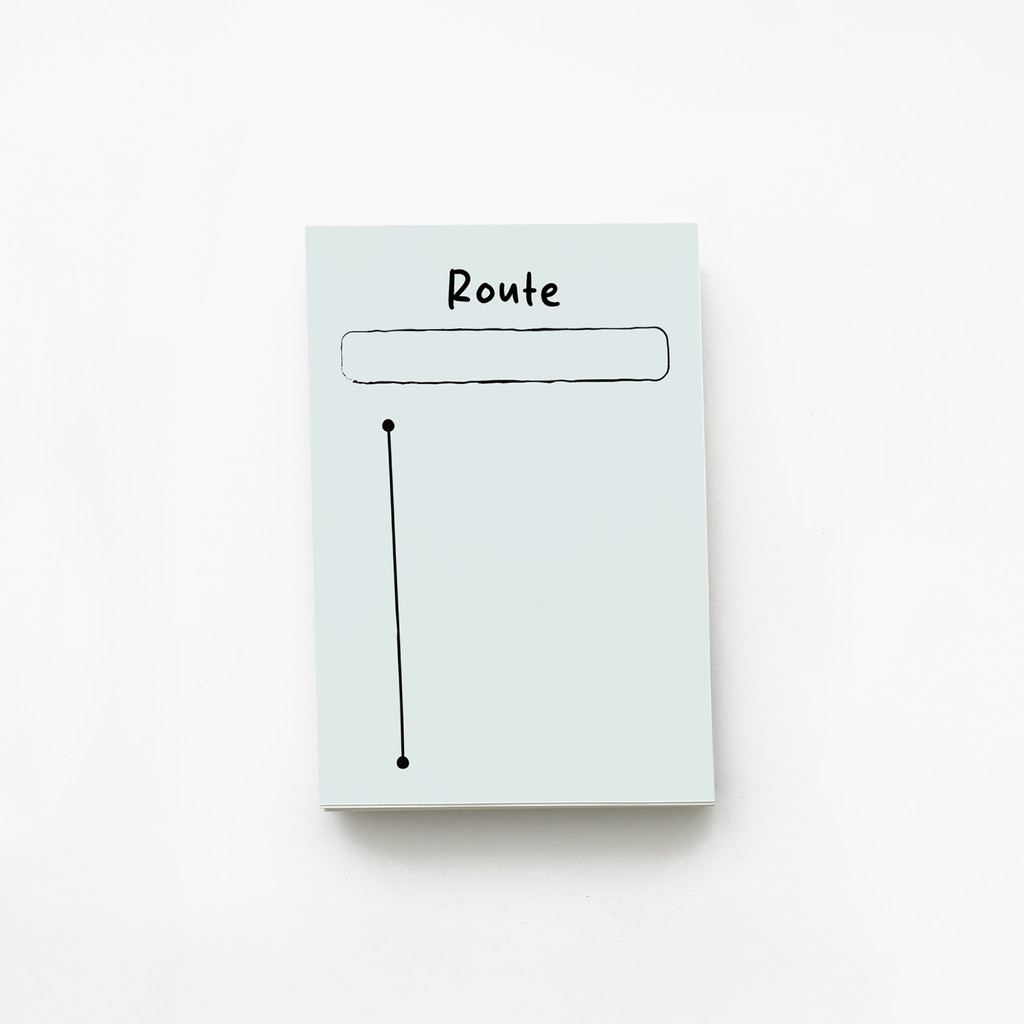 

bukuqu Memo A7 #Route - Memopad note paper