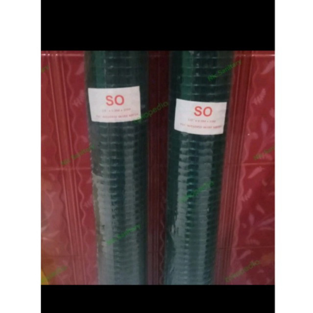 kawat loket pvc hijau