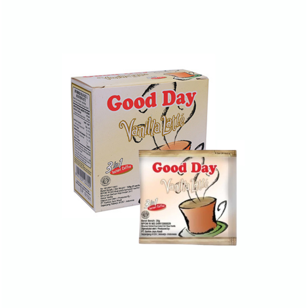 

Good Day VANILLA LATTE 1 Renceng 10 pcs