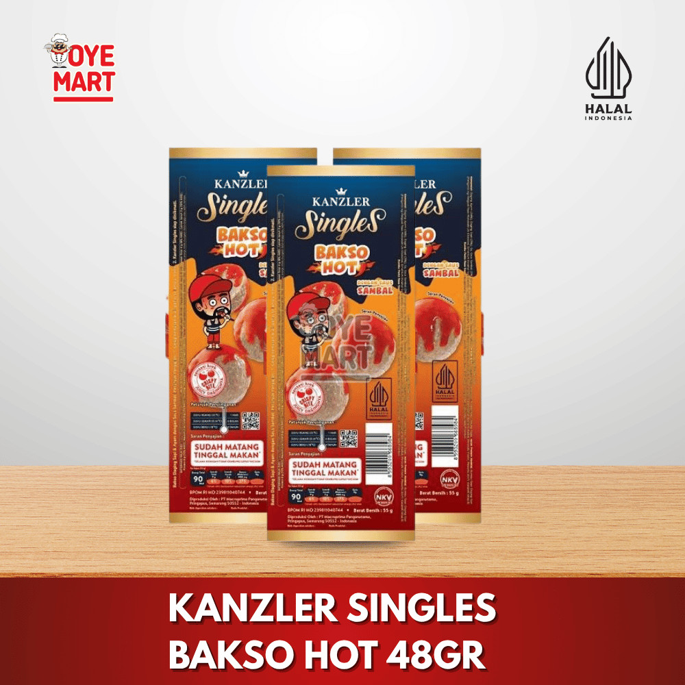 

KANZLER SINGLES BAKSO HOT 48GR