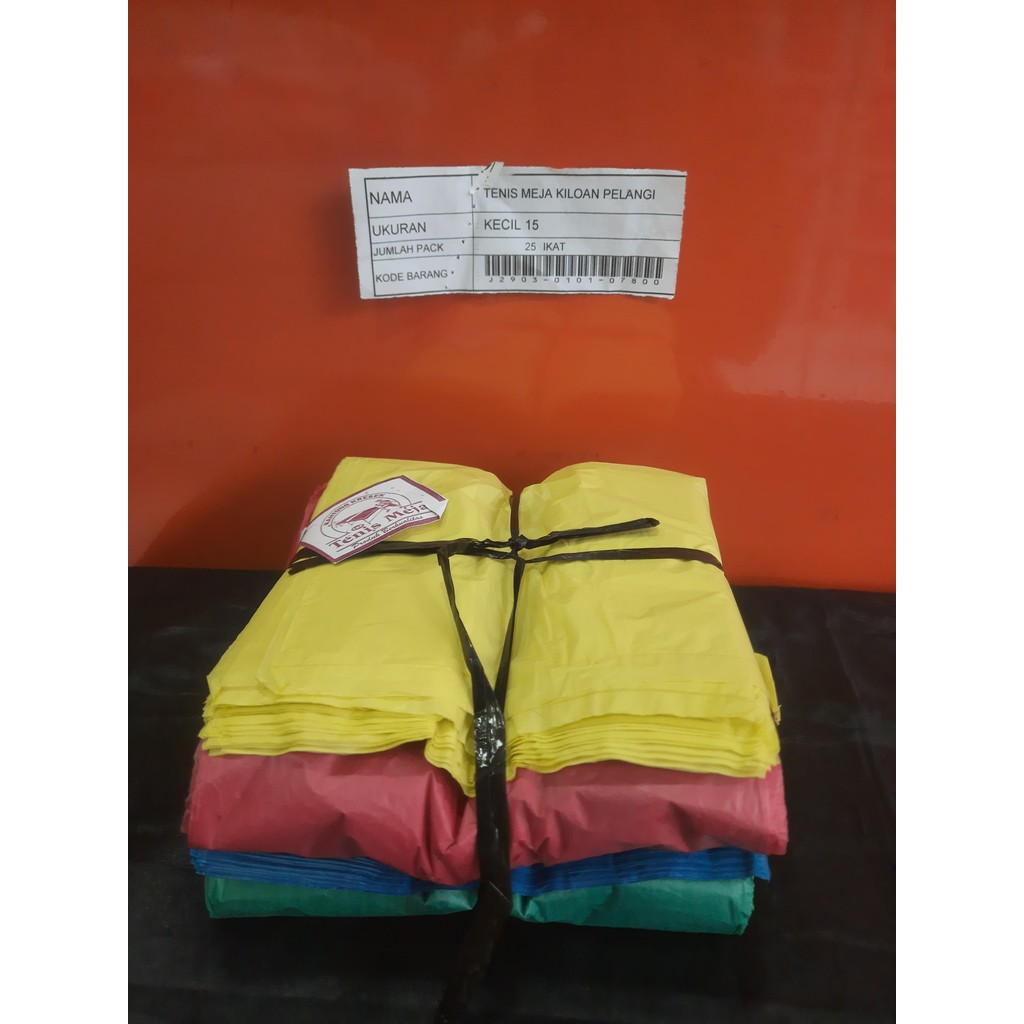 TAS HD/ KRESEK KILOAN TENIS MEJA WARNA PELANGI KECIL 15