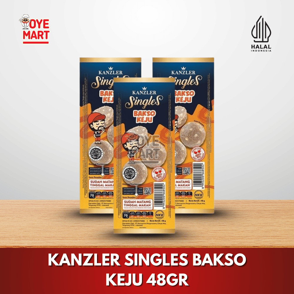 

KANZLER SINGLES 65GR/SOSIS SIAP MAKAN Bakso Keju