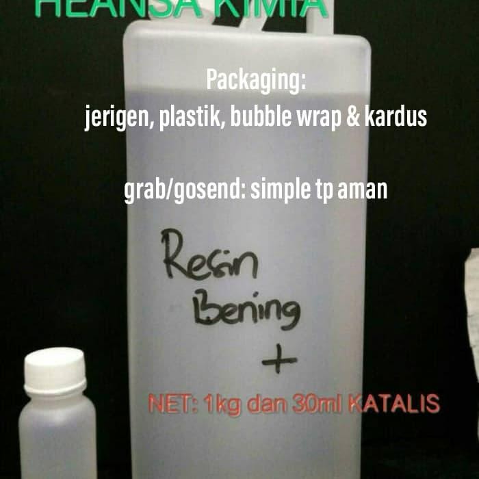 

Resin Bening 1kg + Katalis 30ml - BENING 26+K