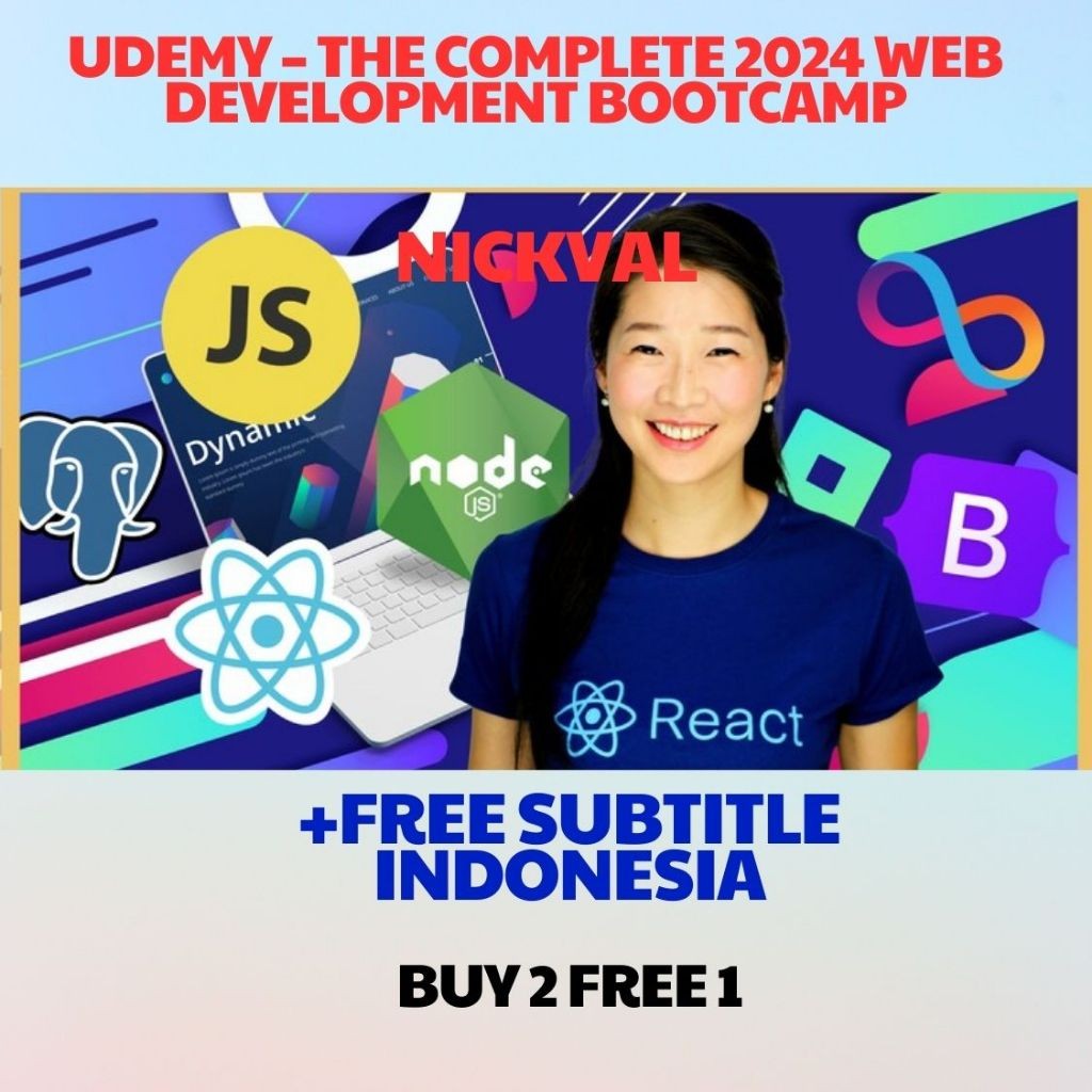 Udemy – The Complete 2024 Web Development Bootcamp