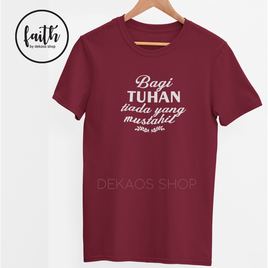 KAOS ROHANI PRIA WANITA / KAOS ROHANI KRISTEN / KAOS ROHANI / KAOS ROHANI KATOLIK / DEKAOS 1017