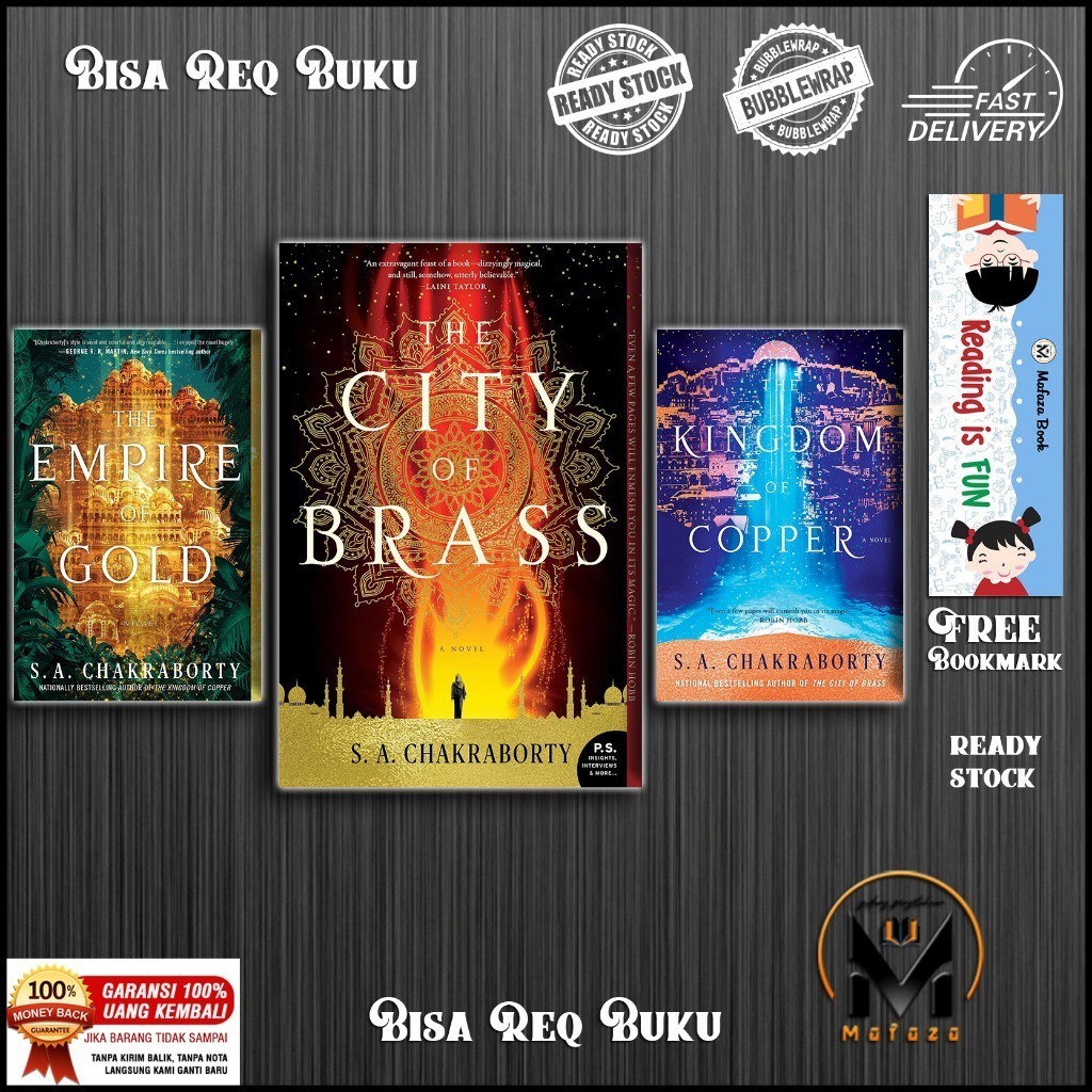 The City of Brass | The Kingdom of Copper | The Empire of Gold by S. A. Chakraborty (English)