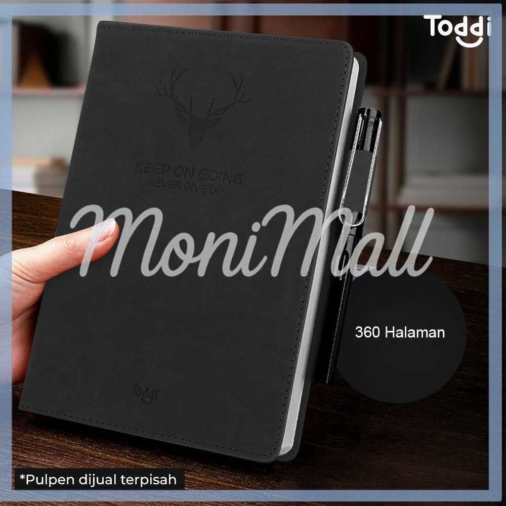

Toddi Buku Jurnal Hardcover Notebook Diary 80 GSM 360 Halaman Grid - CW-5025