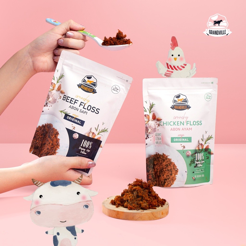 

JAMIN MURAH !!!Grandville Abon Sapi Ayam Ikan Crunchy Original Anak No MSG halal mpasi Penambah Nafsu Makan Penambah Berat Badan BB Booster MPASI Bayi Anti GTM(BISA LANGSUNG ORDER)