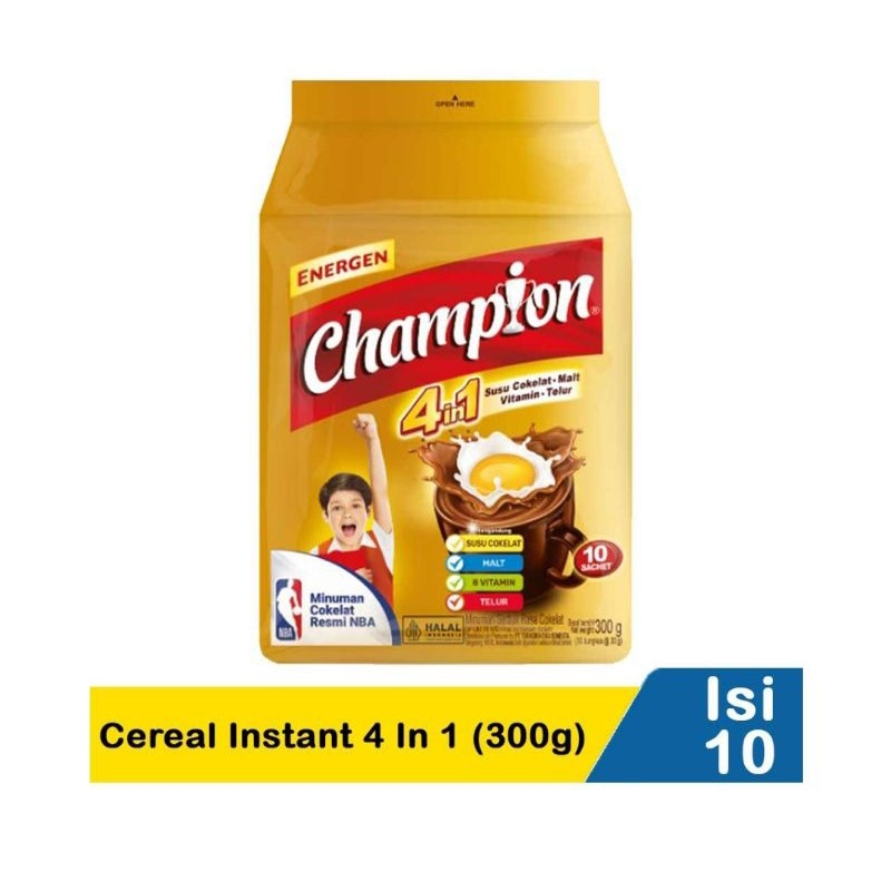 

ENERGEN Champion Minuman Serbuk Cokelat 10x30g - ARM