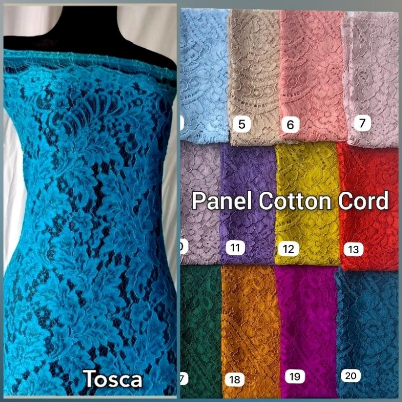 Bakal Kain Brokat Semi Francis, Brukat Semi Prancis katun