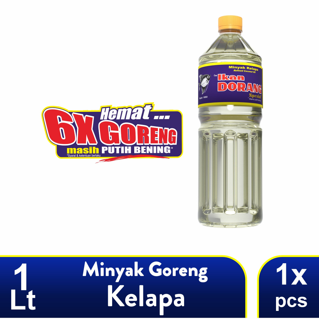 

Ikan Dorang Spesial - Minyak Goreng Kelapa 1 L - (PCS)